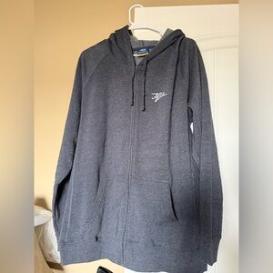 AFTCO Charcoal Zip-Up Hoodie